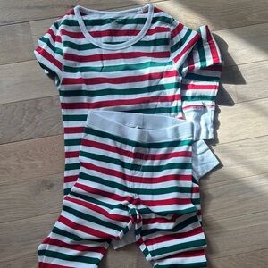 Old Navy Festive Striped Kids Pajama Set